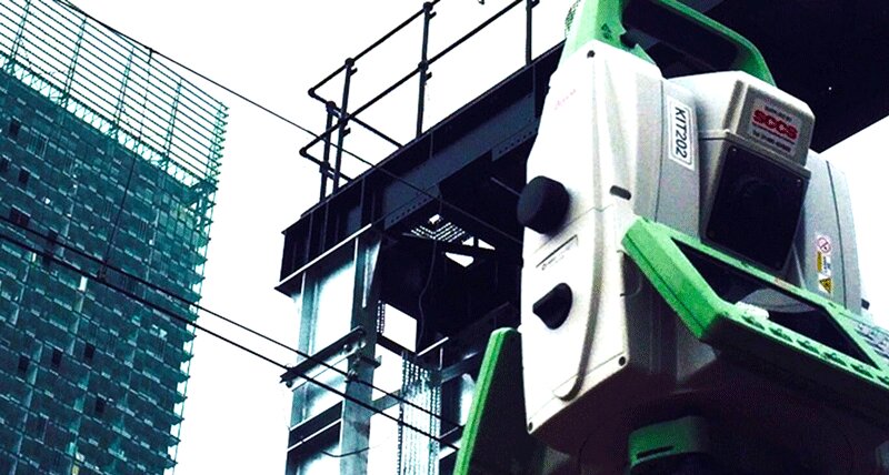 Scanningmeasuringonrails